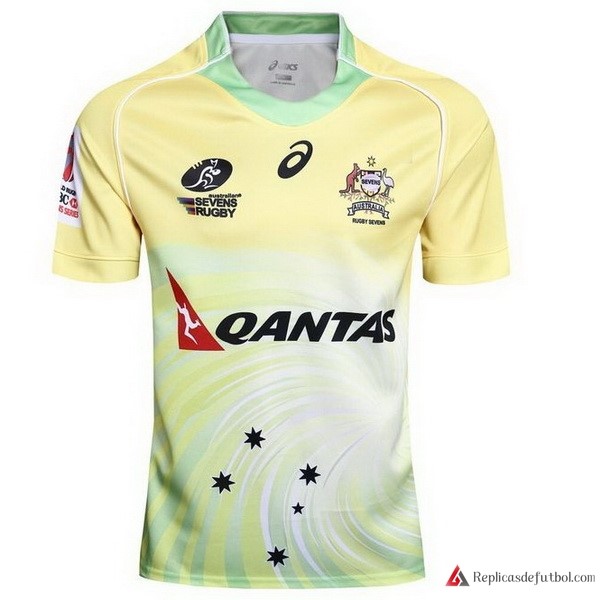 Camiseta Australia Primera equipación 2017-2018 Amarillo Rugby